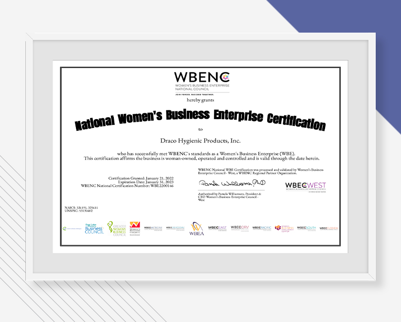 Draco is now WBENC Certified